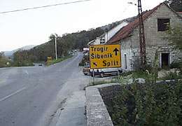 Drniš - Ceste do Trogira