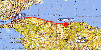 Arbanija - Location Info: Apartments and Rooms in Arbanija