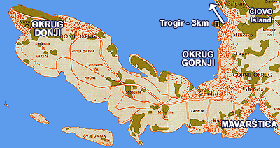 Okrug Gornji and Okrug Donji: Apartments and Rooms in Okrug Gornji and Okrug Donji